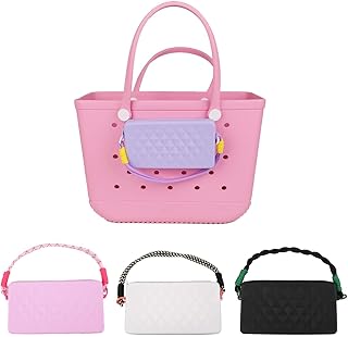 Phone Holder Purse for Bogg Bag/Simply Southern Tote Organizer Accessories Silicone Insert Case Bag for Keychain Card