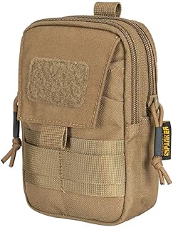 Tactical Molle EDC Pouch Nylon Belt Waist Bag Camping Hiking Organizer with Cellphone Holster for iPhone 12Pro 12 11ProMax XsMax XR XS X 8Plus 8 7 6 Samsung Galaxy Note 9 S9
