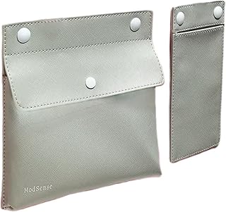 ModSense Insert Compatible with Bogg Bag, Set of 2 Travel Organizer, Phone Holder, Stylish and Versatile Accessory, Snap Button Closure, Travel Organizer Inner Pouch (Light Grey)
