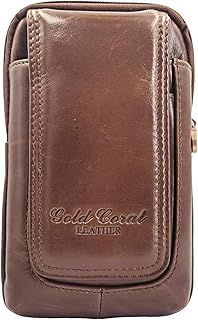 Genda 2Archer Small Belt Bag Carry Accessory Belt Phone Pouch with Hook (Brown)
