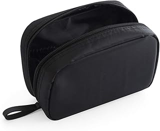 Makeup Bag Travel Cosmetic Bag Toiletry Bag Organizer Pouch Purse Travel Accessories,Black