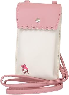 3825001500 Crossbody Shoulder Bag, Sanrio My Melody Kyun Heart Smartphone Bag, Mini Pouch, Sacoche, Smartphone Pouch, Small, Lightweight, Accessory Storage, Going Out