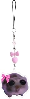 Sad Hamster Phone Charm Fun Meme Im Just A Girl Phone Charms Cute Y2k Funny Phone Bag Charms Accessories