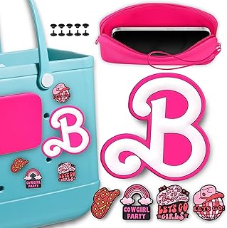 Beach Bag Accessories Mom Life Beach Bag Charms, Silicone Phone Holder for Beach Bag, Western Cowboy Hat Charms