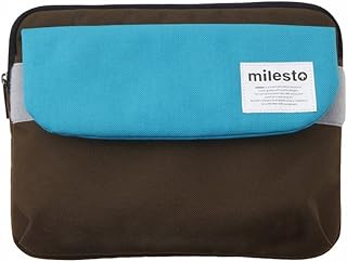 milesto Tablet and Accessories Neatly Organize & External Section Pocket for Stationery or Cell Phones FLOPPY iPad Case Turquoise MLS122-TQ