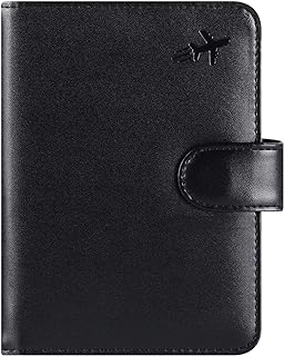 Passport Holder Cover Wallet RFID Blocking Leather Card Case Travel Accessories for Women Men