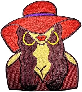Patch Party Club, Fedora Cutie", Size 4", Iron-on Embroidered Patch for Shoes, Phone Cases, Makeup Bags, Clothing, Hats, Jackets, and Accessories