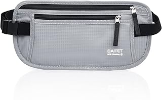 RFID Blocking Money Belt for Men Women, Slim Fanny Pack For Travel，Running,Conceal Waist Wallet For Passport Holder,Phone,Cash