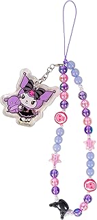 Hello Kitty and Friends Beaded Wristlet Universal Phone Charm Strap - Cute Wrist Chain Lanyard Aesthetic Decor Strap for Cell Phone Camera Keys AirPods Keychains