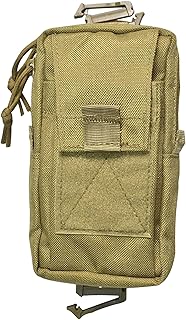 Smartphone Strap Pack Case Clip-On Pouch EDC Tools Sundries Accessory Bag Shoulder Strap Pocket Backpack phone holder - Backpack Attachment for Hikers, Travelers, Students, and Commuters (TAN)