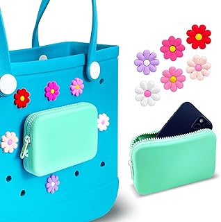 Silicone Phone Holder for Bogg Bag, Soft Silicone Insert Wallet Charm for Bogg Bags Accessories, Attachment for Bogg Beach Bags Tote Bag