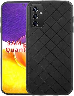 ELISORLI Compatible with Samsung Galaxy A82 5G/Quantum 2 Case Rugged Thin Slim Cell Accessories Anti-Slip Fit Rubber TPU Mobile Phone Protection Cover for Glaxay A 82 G5 Gaxaly 82A S82 Women Men Black