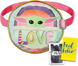 Baby Yoda Crossbody Purse for Girls Mini Purse Bundle with Baby Yoda Crossbody Bag for Girls Plus Phone Wallet More | Mandalorian Purses for Kids, Baby Yoda Crossbody Bag