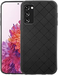 ELISORLI Compatible with Samsung Galaxy S20 FE Gaxaly S 20 FE 5G UW 6.5 inch Case Rugged Thin Cell Anti-Slip Fit Rubber TPU Mobile Phone Cover for Glaxay S20FE5G S20FE 20S Fan Edition 4G G5 Men Black