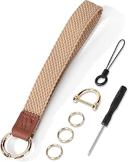 Wristlet Keychain for Women Stretchy Wrist Keychain Lanyard for Phone Case Wallet Id Card Badges