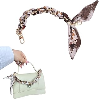 Purse Chain Strap Scarf Bag Strap Handbag Scarf for Purse Handles Bag Decoration Purse Accessories for Women Girls