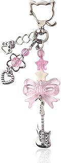 Y2k Keychain Accessories for Backpack Purse Bag Charms for Handbags Pendant Bag Decoration Cute Keychain for Women