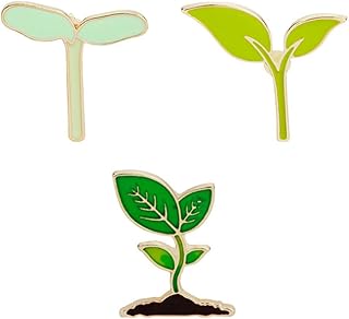 Plant Enamel Pins ste Cute Cartoon Brooch Pins Enamel Brooches Lapel Pins Badge for Women Girls Children for Clothing Bag Decor