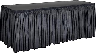 Stage Skirting Portable Stage Skirt Skirting Cloth Shirred Pleat Stage Cover for Wedding