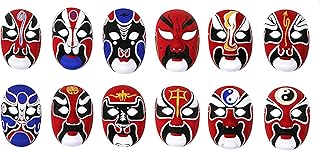 (3 Pack Chinese Peking Opera Mask, Party Mask, Halloween Mask,Wall Decoration Mask