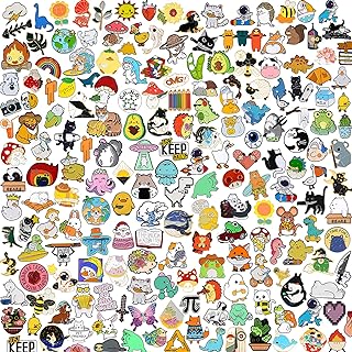 30-Pack Mixed Enamel Brooch Bulk Set,Lapel Badges, Cartoon Plant Enamel Pin Sets, Funny Button Pins Jewelry for Backpack Cloths Hats Jacket Decoration