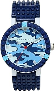 CRD-07 Blue Watch, Dial Color - Blue, watch decoration nanoblock