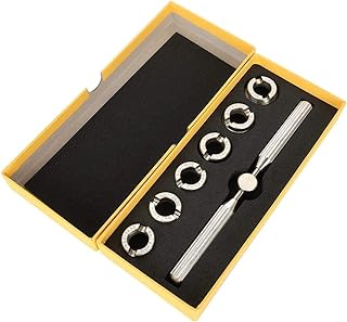 Watch Back Case Opener, 5537 Case Back Remover, Watch Case Opener, Watch Tool Kit with Storage Box, 7 Pcs Watch Repair Tool, Watch Back Case Cover Remover Wrench Dies Repairer Tool Set