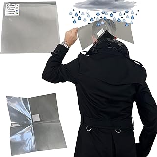 K-Brella (5 Pack) Compact Disposable Reusable Travel Umbrella Multi Use Foldable Umbrella For Quick Use Folds Flat For Convenient Storage Affordable Enough To Throw Away When Needed