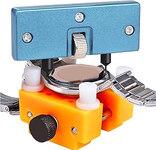 Watch Back Remover Tool Kit,Waterproof Watches Case Opener Holder Tool Set for Battery Replacement
