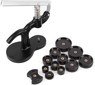 Watch Press Set, Professional Watch Back Case Closer Watchmaker Watch Battery Replacement Repair Tool Kit with 12 Dies