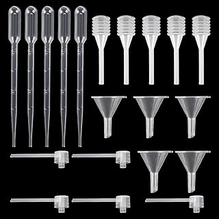 PH PandaHall 5 Sets Perfume Refill Tool Kit Perfume Transfer Pump Tools, Funnel Pipette Dropper Syringe Pump Dispenser for Travel Refillable Liquid Cosmetic Perfume Atomizer Spray Bottle