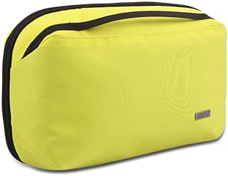 Toiletry Bag for Women and Men, Travel Toiletry Organizer Dopp Kit Water-resistant Shaving Bag with Large Capacity for Cosmetics Toiletries Brushes Tools, Lemon Lime, Toiletry Bag for Travel