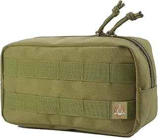 Horizontal Zippered Multi-Purpose Molle Admin Pouch Utility EDC Tool Gear Gadget Waist Bag Organizer