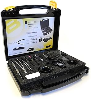 7812 Professional Grade Quick Service Watch Repair Kit in Carry Case #55-699, Black