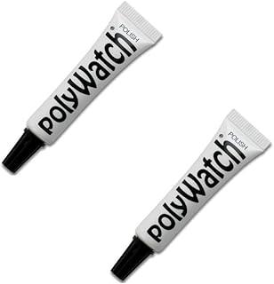 PolyWatch Plastic Watch Crystal Scratch Remover Polish Tool SS013059000-2 Pack