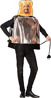 Toaster Costume Kitchen Appliances Broiler Fryer Oven Roaster Grill Toasted Toast Dress Up Cosplay Party Costumes, Adult One Size