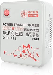 2000W Transformer 220v to 110v Voltage Converter 2000w Home appliances with Step-Down Transformer Hair Dryer and Other appliances with。