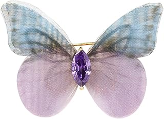 3D Butterfly Brooch Pins Beautiful fabric butterfly Pin Decorative Pins Art Curtain Crafts Decoration Home Decor Accessory