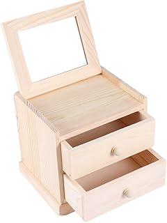 EXCEART 3- Tier Wooden Jewelry Storage Box is a practical and beautiful decoration for your home.
