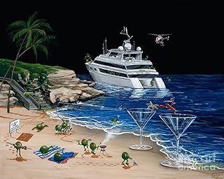 Martini Cove Micro-Fiber Eyeglass/Sunglass Cleaning Cloth Michael Godard Artwork