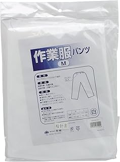 Work Clothes, Pants, White, M