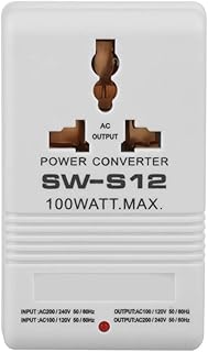 110V/120V to 220V/240V Voltage Converter, ABS CN Standard Plug Step-Up&Down Voltage Converter Transformer (CN Standard Plug)