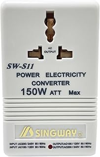 lianshi Voltage Converter, 75W Step-Up Step-Down Voltage Converter Dual Channel Transformer Universal Power Adapter 220V-110V 110V-220V World Travel Worldwide Plug Adapter - CA Plug, SW-S11