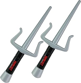 Liberty Imports 2 PCS Plastic Toy Ninja Sai Weapons for Kids Pretend Play Costume Accessories