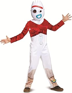 Disguise Disney Pixar Forky Toy Story 4 Costume, White, Medium (7-8)