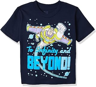 Boys' Toddler Toy Story Buzz Lightyear Infinity & Beyond Short Sleeve Tee