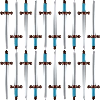 Fahacop 20 Pack 24 Inch Inflatable Pirate Swords Blow Up Sword Inflatable Weapon Toys for Halloween Pirate Theme Party Costume Accessories