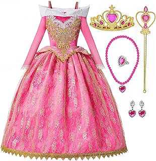 Belle Costumes Dress Up Party Girls Princess Cosplay Halloween Kids Fancy Ball Gown 2-13 Years