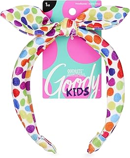 Kids Headband – Rainbow Polka Dot - Comfort Fit for All Day Wear - For All Hair Types - Hair Accessories