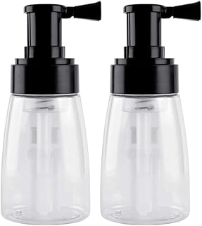 2 Pieces Barber Powder Spray Bottle, Empty Powder Travel Cosmetics Blower, Refillable Hair Fiber Applicator for Hair Salon, Home, Beauty (140ml+140ml)